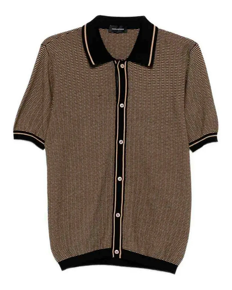 Tagliatore Hemd - Schwarz Schwarz