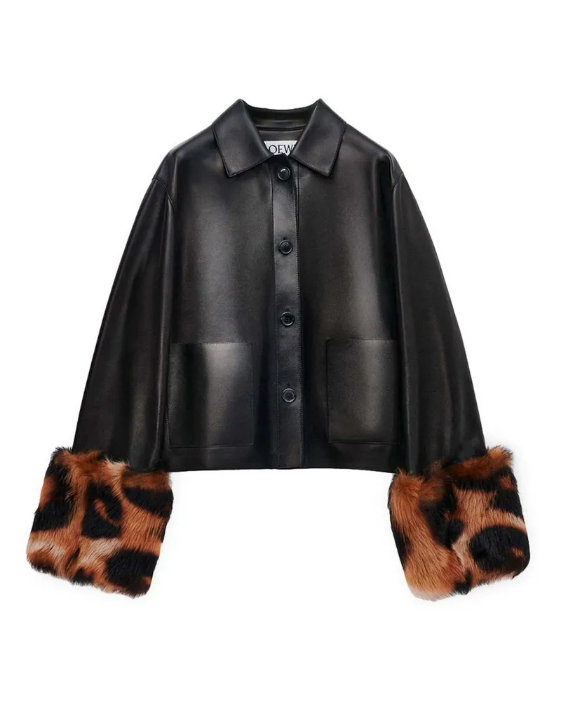 Loewe Casualjacke - Schwarz Schwarz