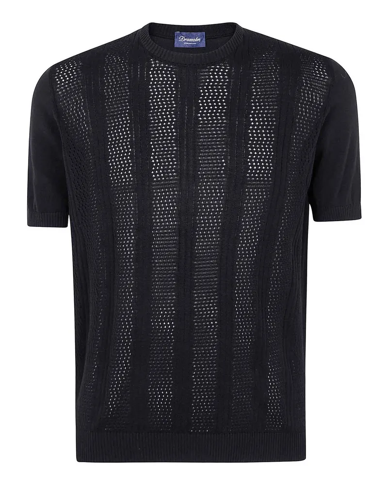 Drumohr  T-Shirt - Schwarz Schwarz