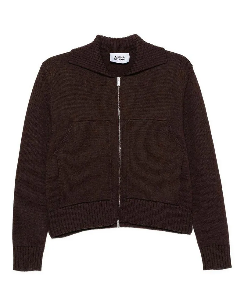Alpha Studio Cardigan - Braun Braun