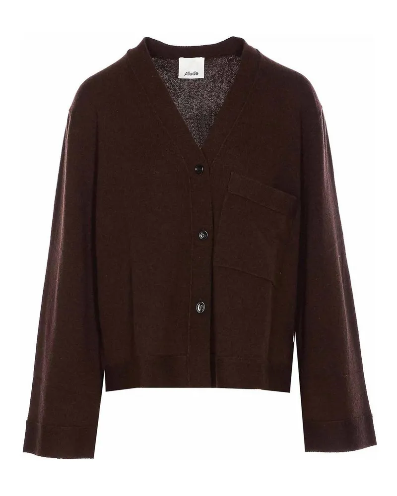 ALLUDE Cardigan - Braun Braun