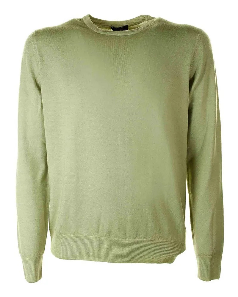 BARBA Rundhalspullover - Gelb Gelb