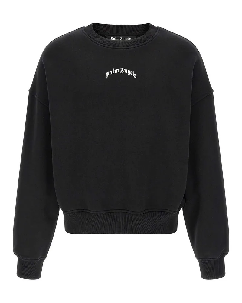 Palm Angels Sweatshirt - Weiß Schwarz