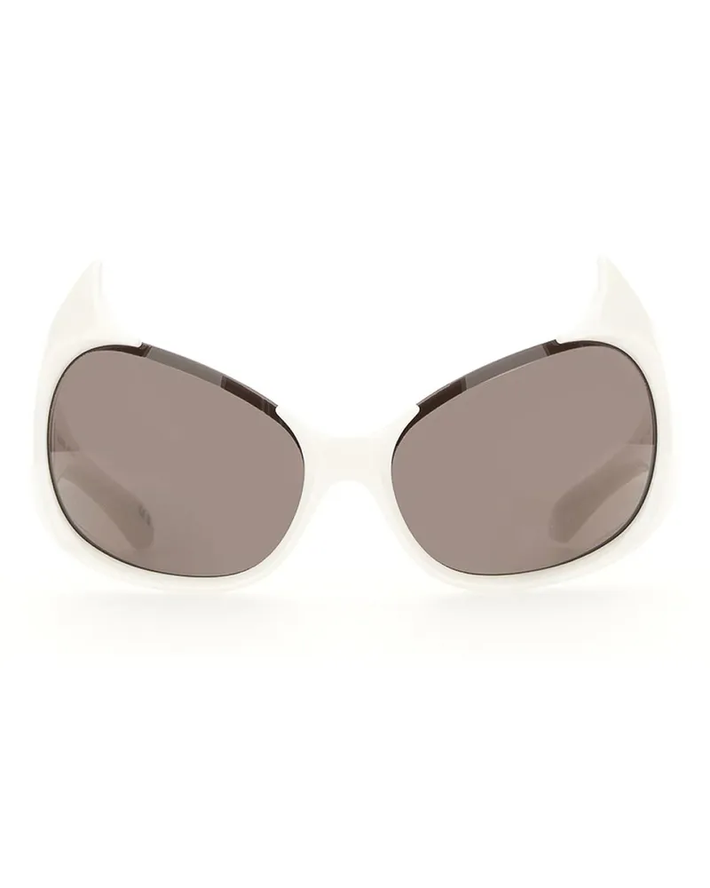Balenciaga Sonnenbrille - Weiß Weiß