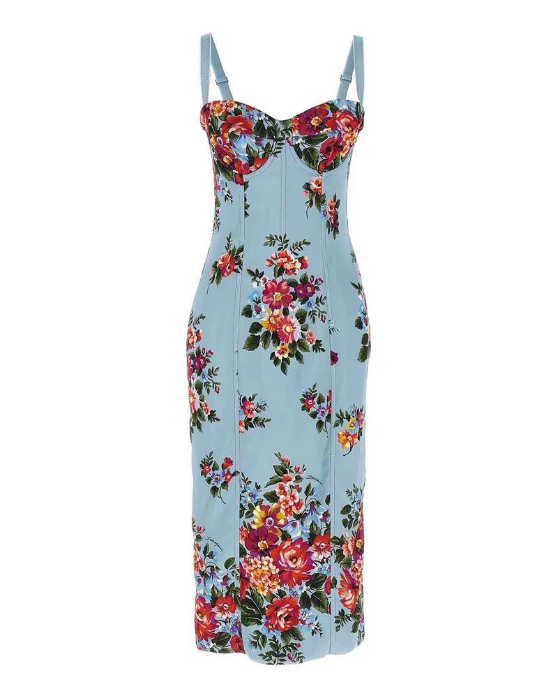 Dolce & Gabbana Knielanges Kleid - Bunt Bunt