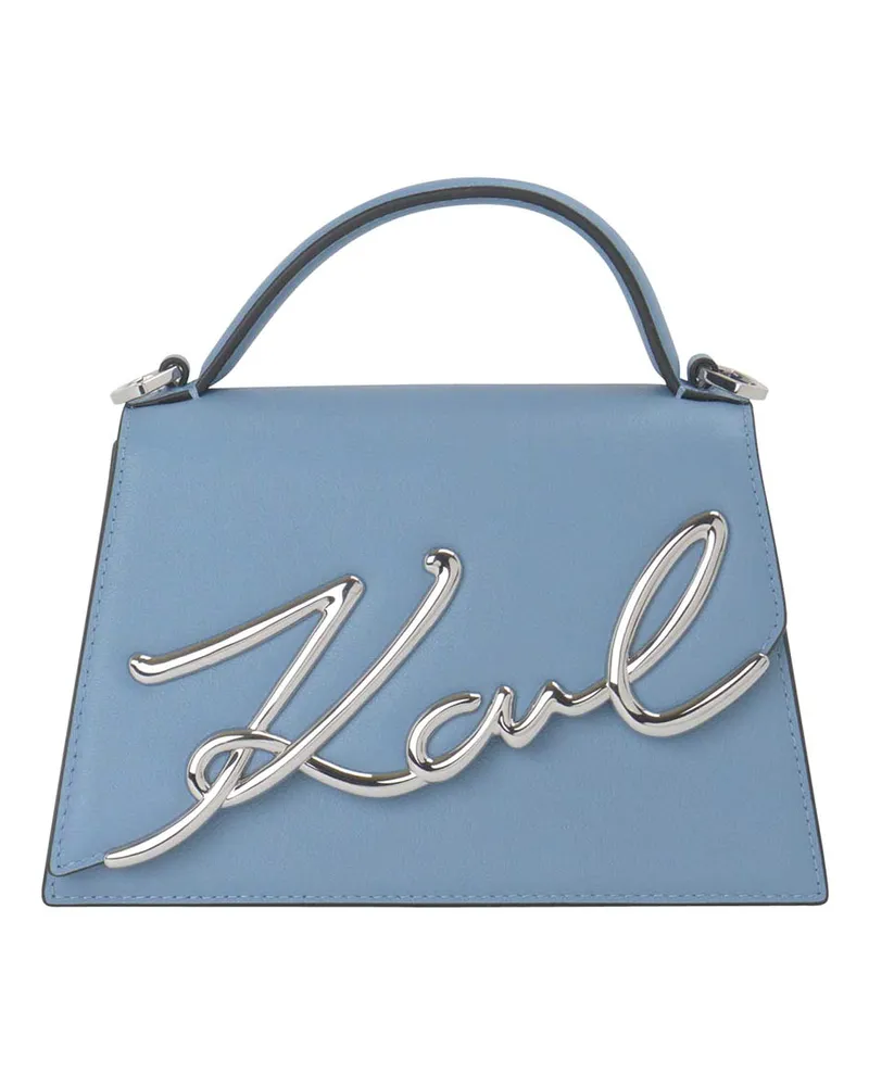 Karl Lagerfeld Schultertasche - Hellblau Hellblau