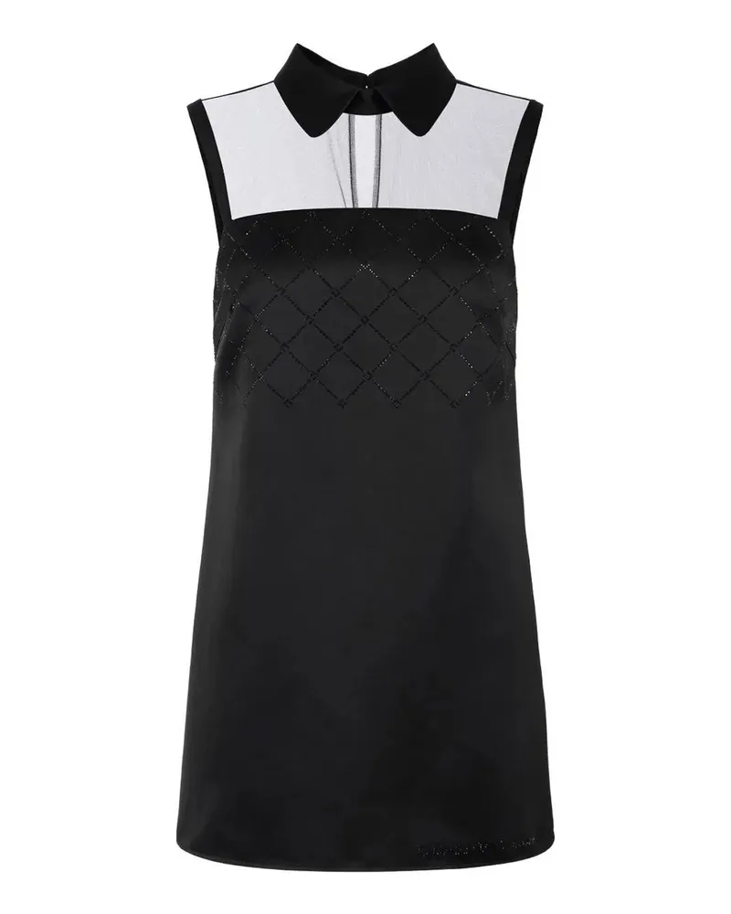 Elisabetta Franchi Knielanges Kleid - Schwarz Schwarz