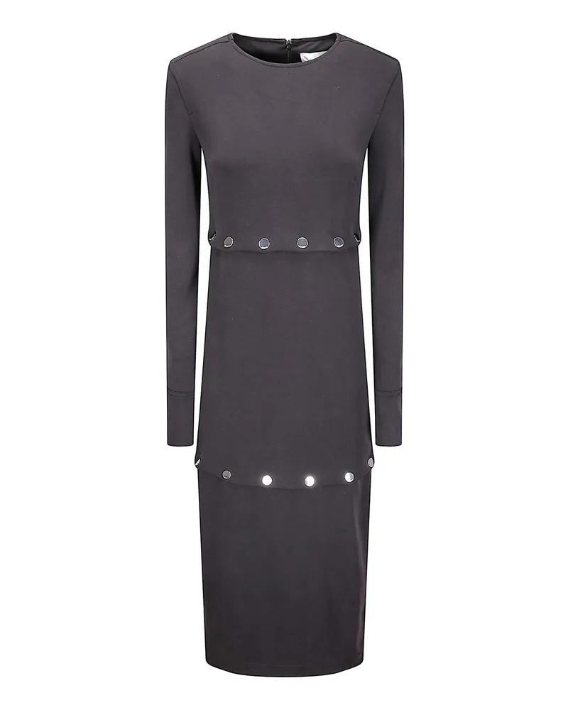 SPORTMAX Maxikleid - Schwarz Schwarz