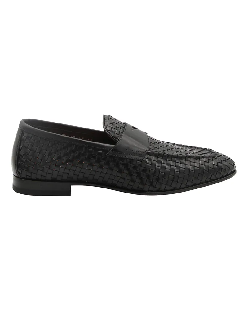 Santoni Mokassins - Schwarz Schwarz