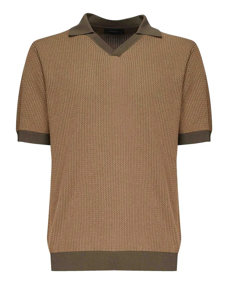 Zanone Poloshirt - Grün Grün