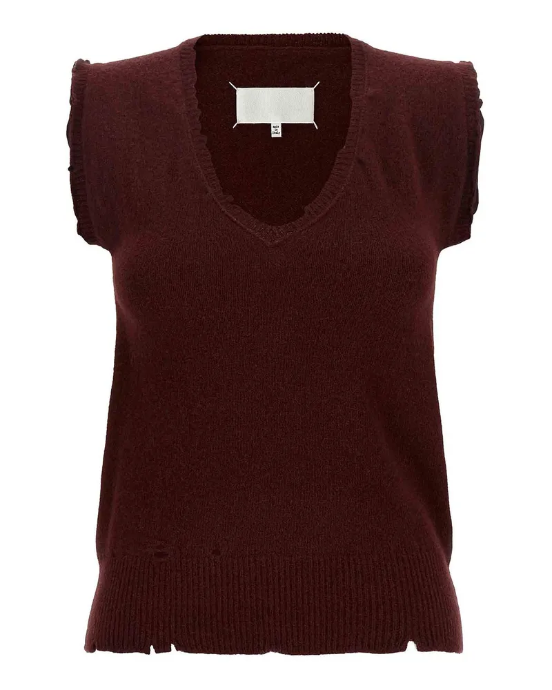 Maison Margiela Weste - Bordeaux Dunkelrot