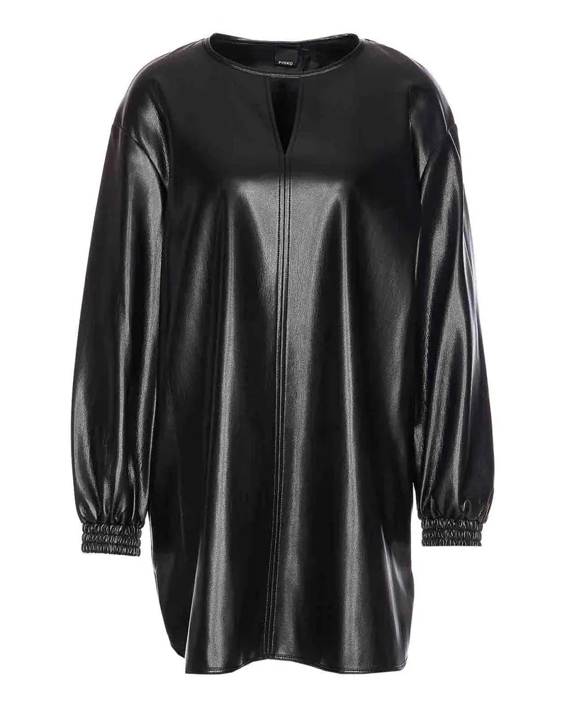 Pinko Knielanges Kleid - Schwarz Schwarz