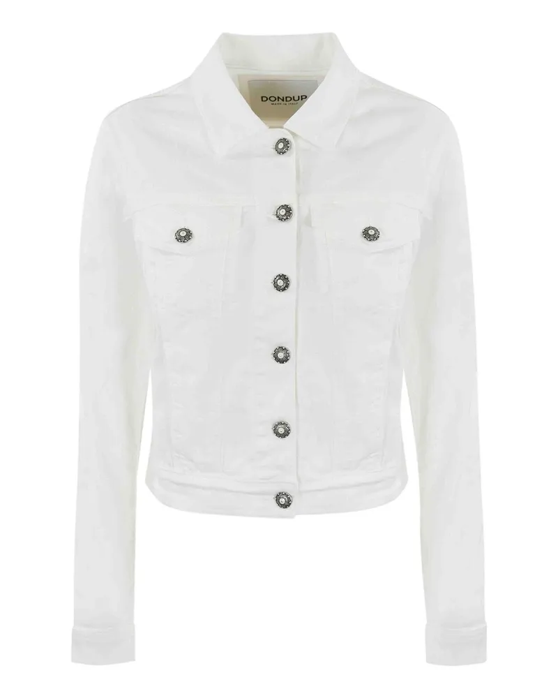 Dondup Jeansjacke - Weiß Weiß