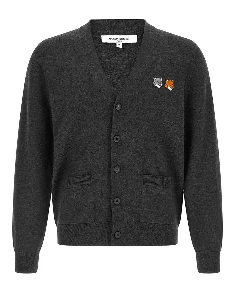 Kitsuné Cardigan - Grau Grau