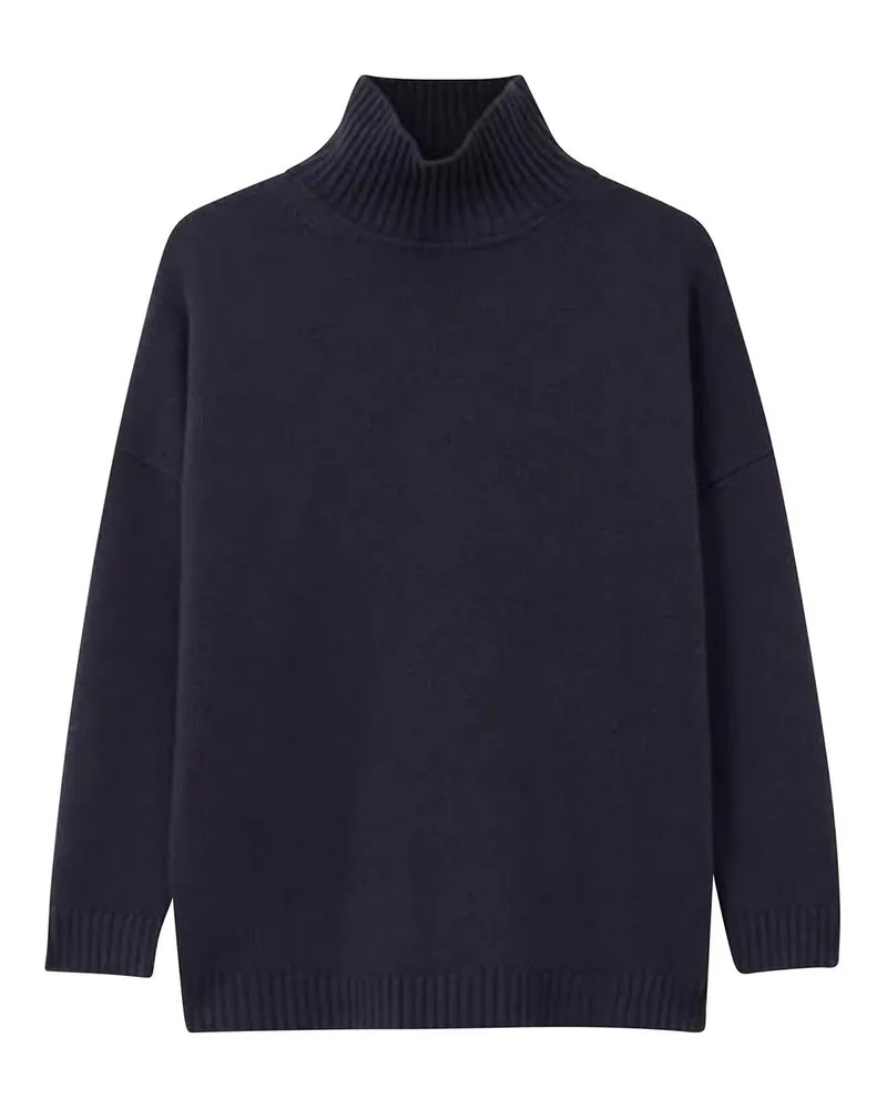 Max Mara Rollkragenpullover - Blau Blau