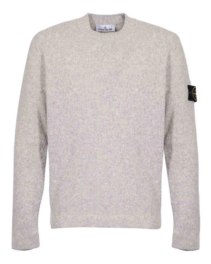 Stone Island Rundhalspullover - Dunkelgrau Dunkelgrau