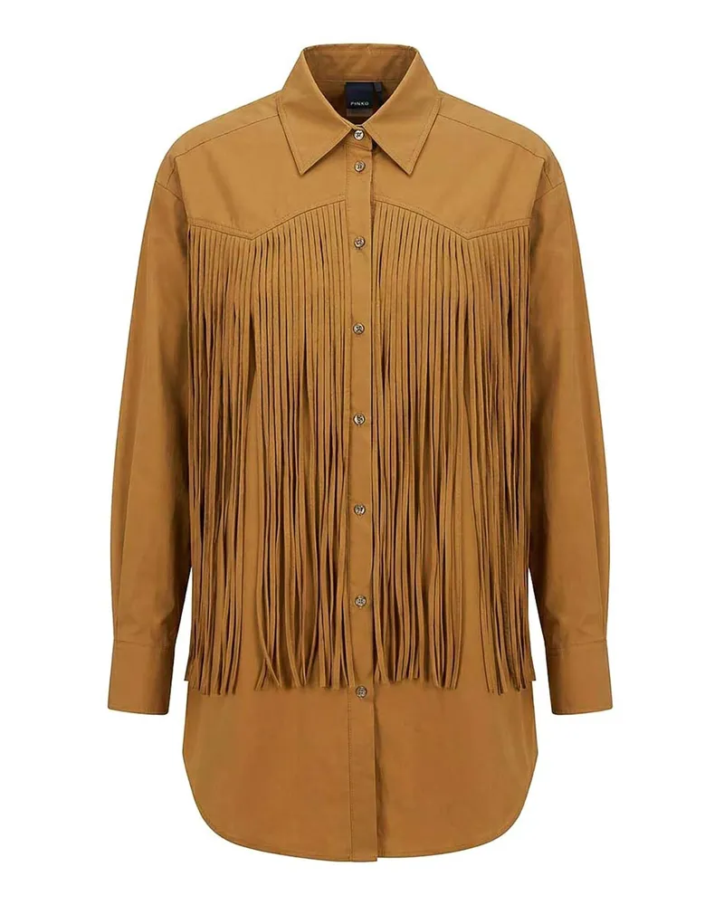 Pinko Knielanges Kleid - Bronze Bronze