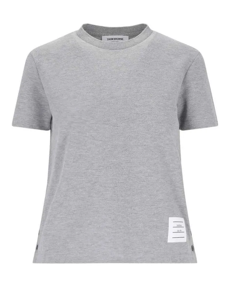 Thom Browne T-Shirt - Grau Grau