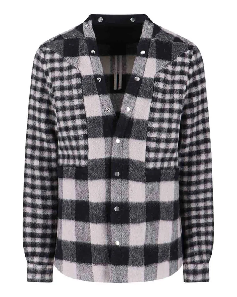 Rick Owens Hemd - Schwarz Schwarz