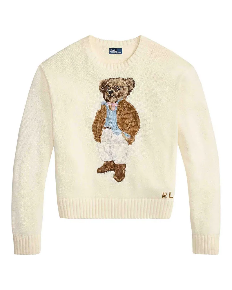 Ralph Lauren Rundhalspullover - Creme Creme
