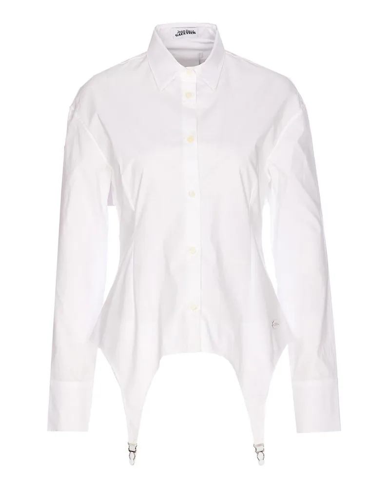 Jean Paul Gaultier Hemd - Weiß Weiß