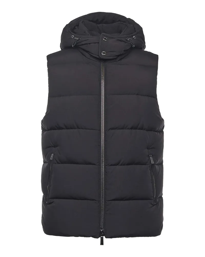 MOORER Weste - Schwarz Schwarz