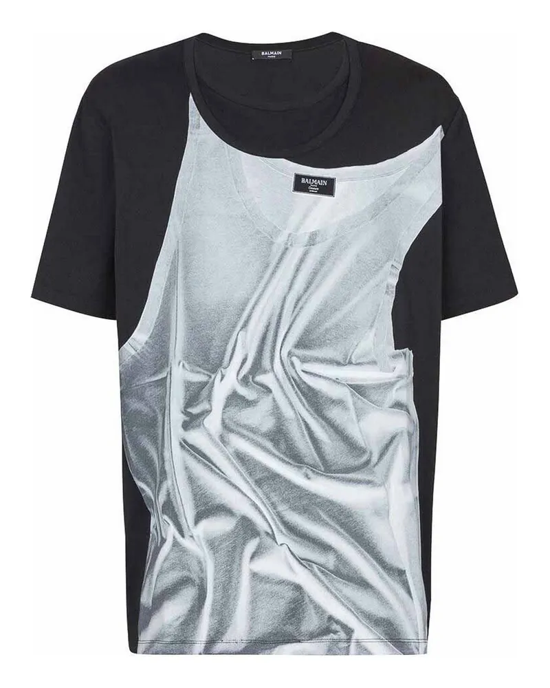 Balmain T-Shirt - Schwarz Schwarz