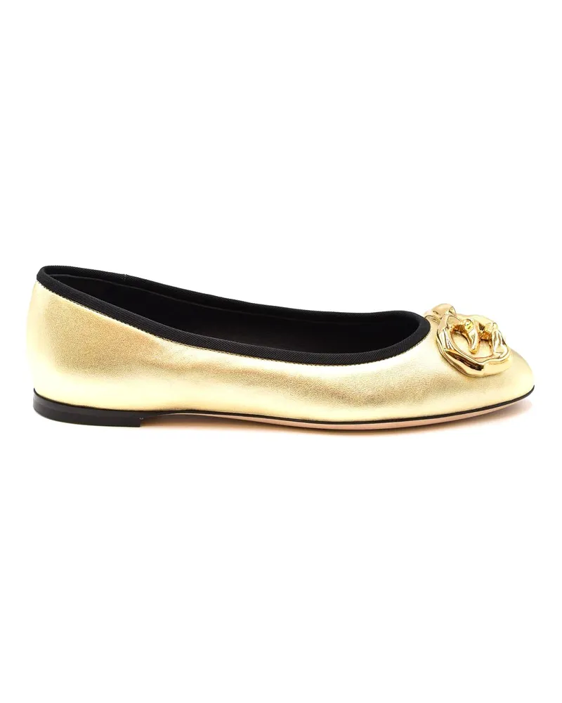 Giuseppe Zanotti Ballerinas - Gold Gold