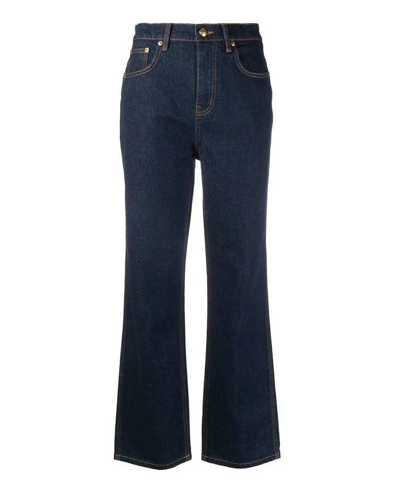 Tory Burch Straight Leg Jeans Dunkles