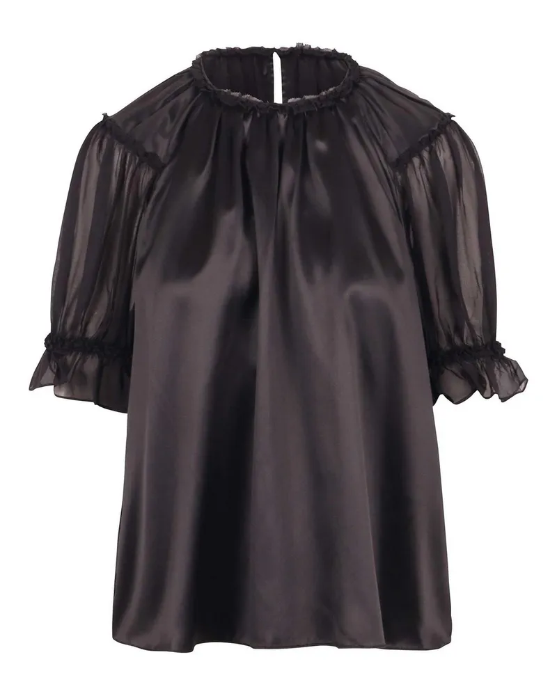 Ulla Johnson Bluse - Schwarz Schwarz