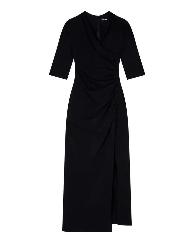 Giorgio Armani Knielanges Kleid - Schwarz Schwarz