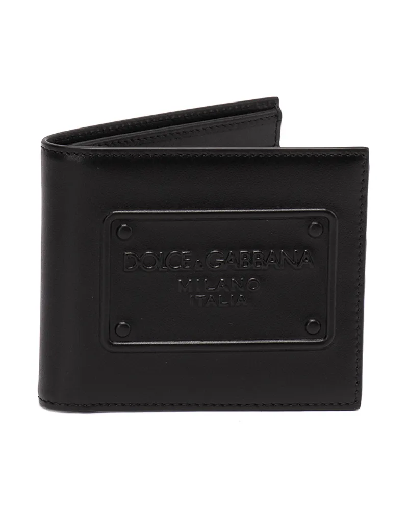 Dolce & Gabbana Portemonnaie - Schwarz Schwarz