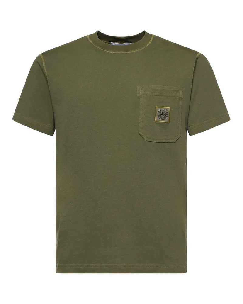 Stone Island T-Shirt - Grün Grün