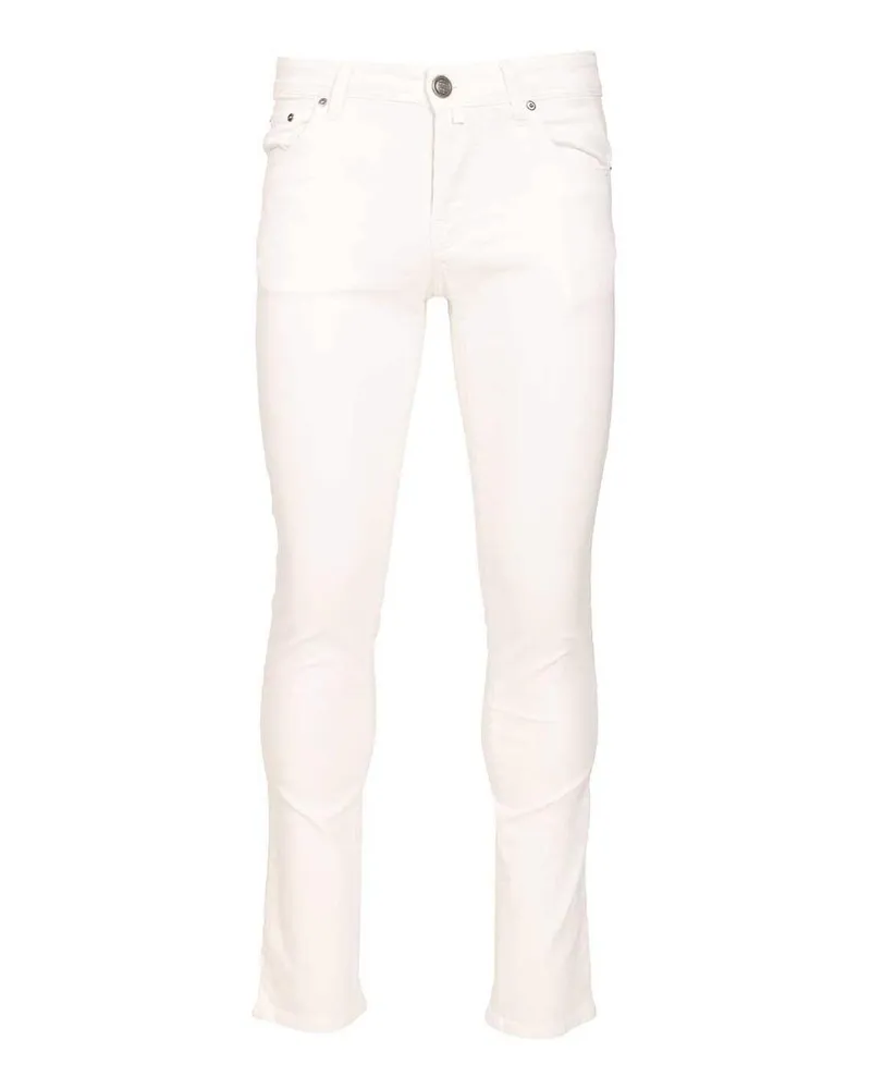 Jacob Cohën Straight Leg Jeans - Weiß Weiß