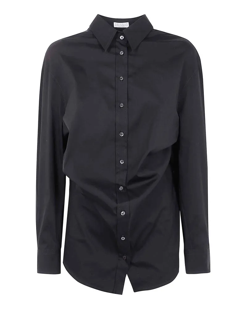 Brunello Cucinelli Hemd - Schwarz Schwarz