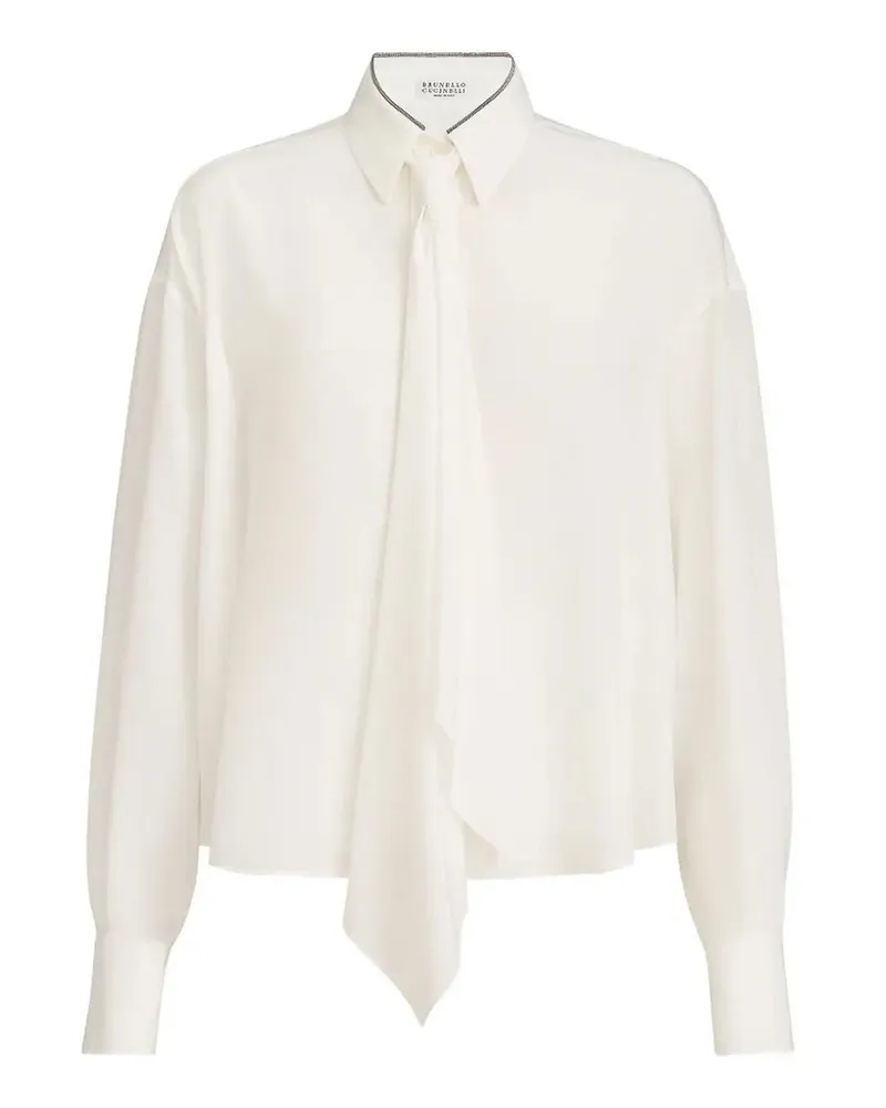 Brunello Cucinelli Hemd - Weiß Weiß