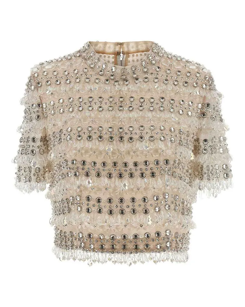 Carolina Herrera New York Top - Beige Beige