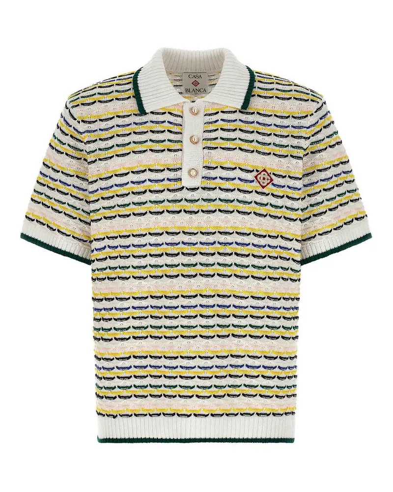 Casablanca Paris Poloshirt - Bunt Bunt