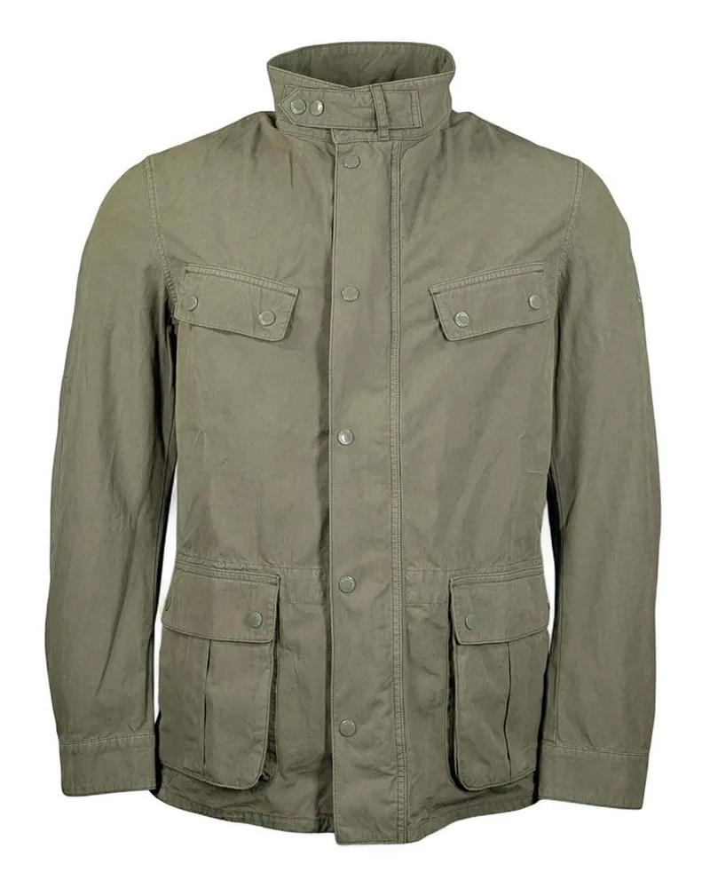 Barbour Knielanger Mantel - Grün Grün