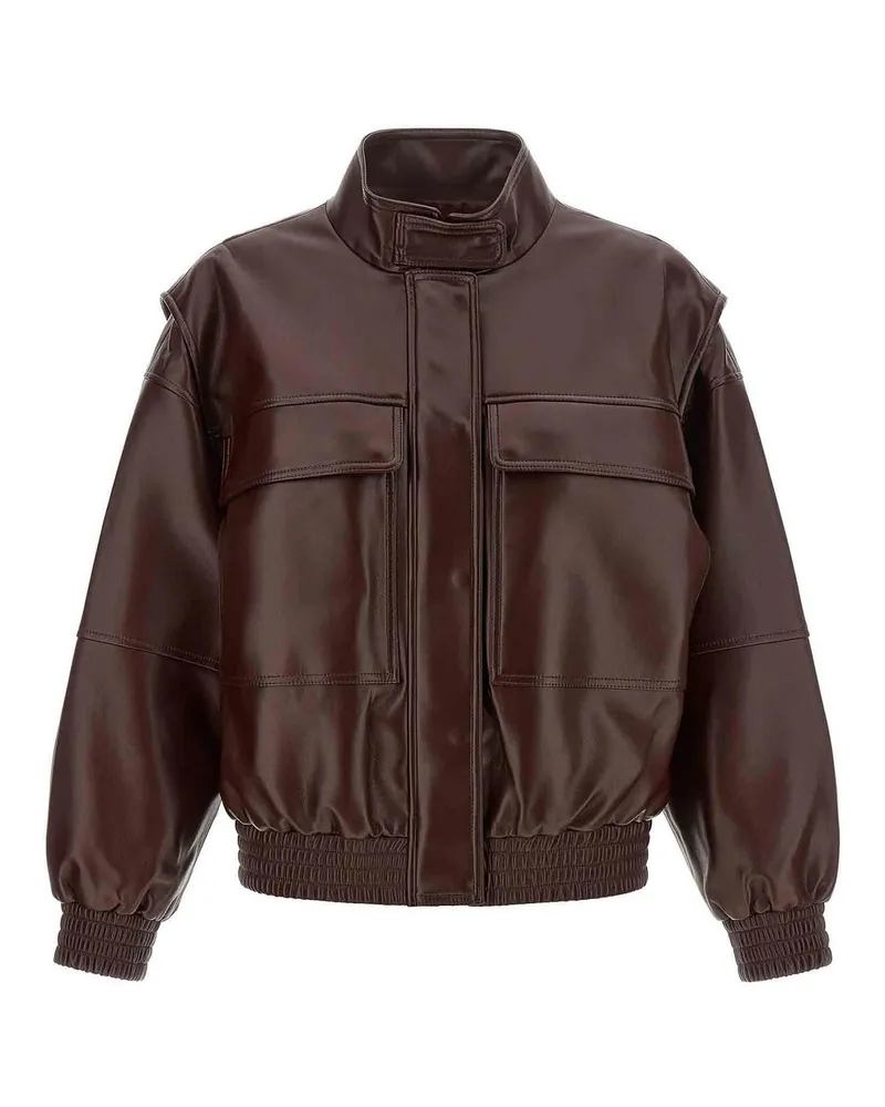 Twin-Set Bomberjacke - Braun Braun