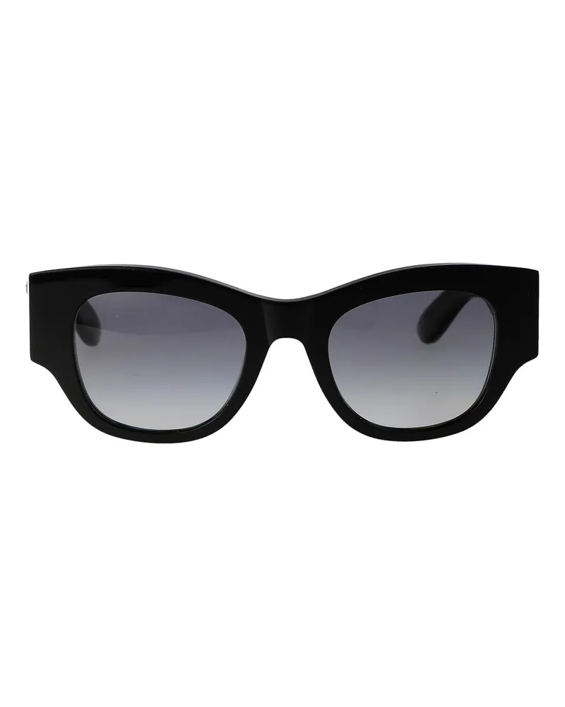 Alexander McQueen Sonnenbrille - Schwarz Schwarz