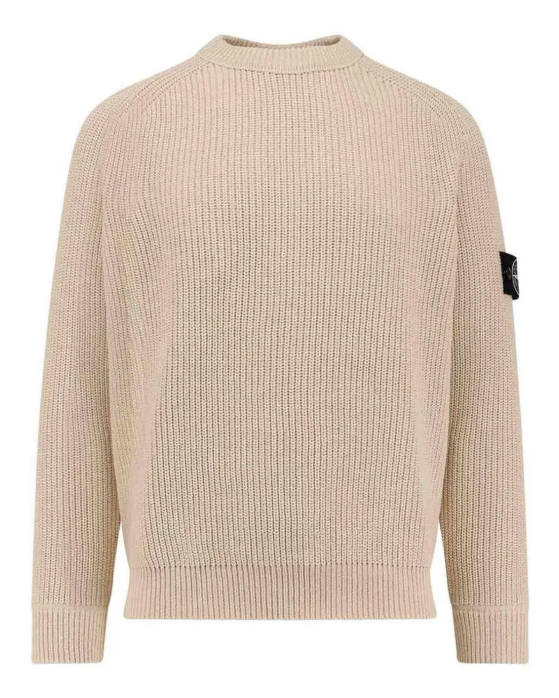Stone Island U-Boot-Pullover - Weiß Weiß