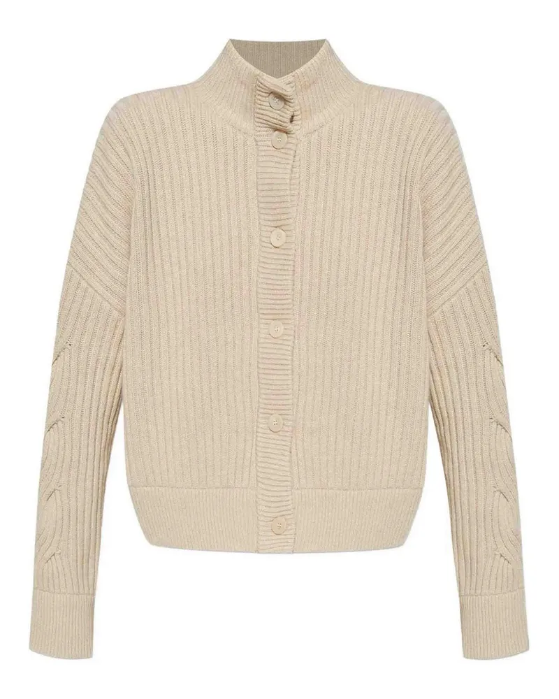 Max Mara Rundhalspullover - Hellorange Hellorange