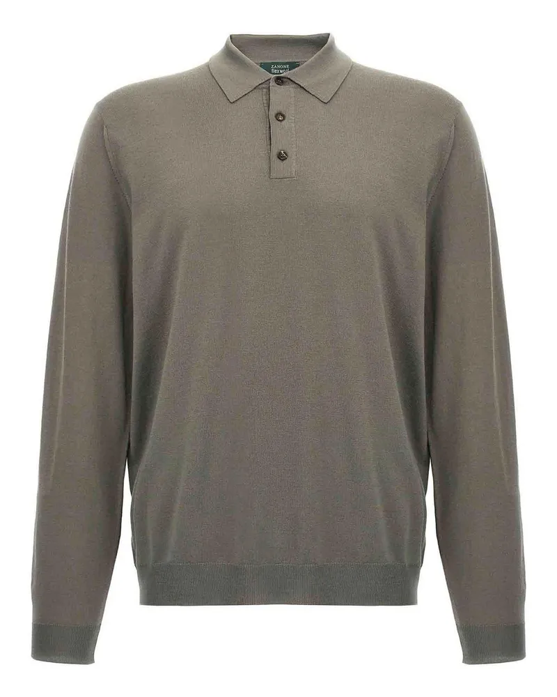Zanone Poloshirt - Grau Grau