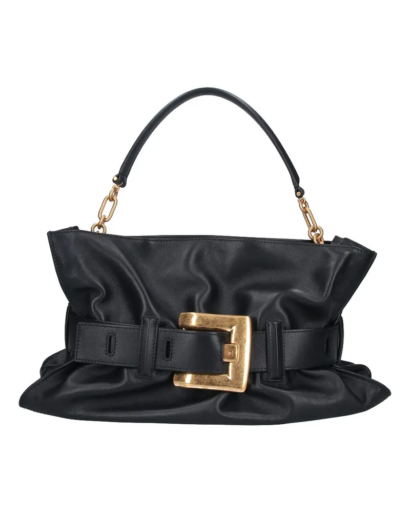 Balmain Schultertasche - Schwarz Schwarz