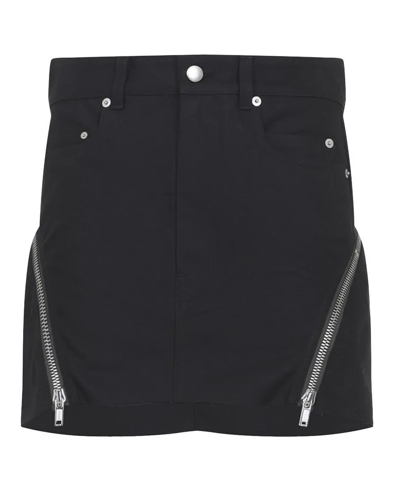 Rick Owens Minirock - Schwarz Schwarz