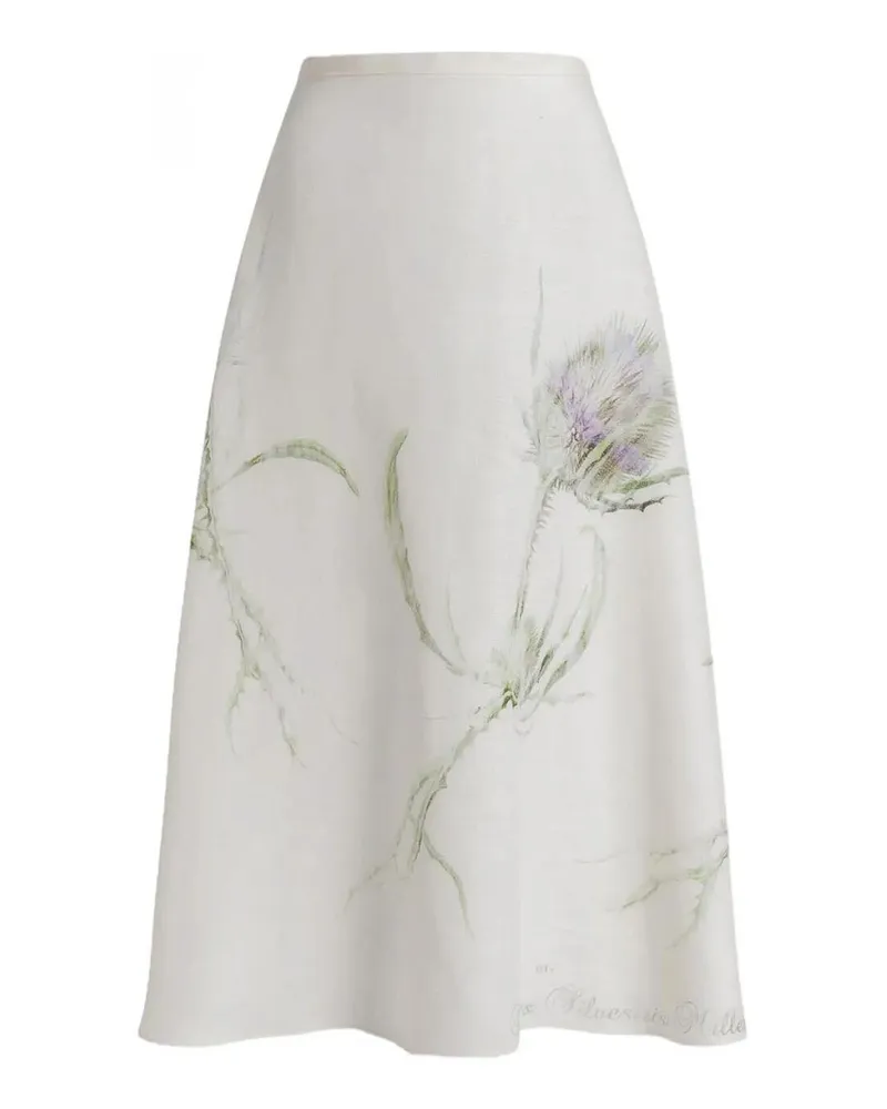 Alberta Ferretti Midirock - Creme Creme