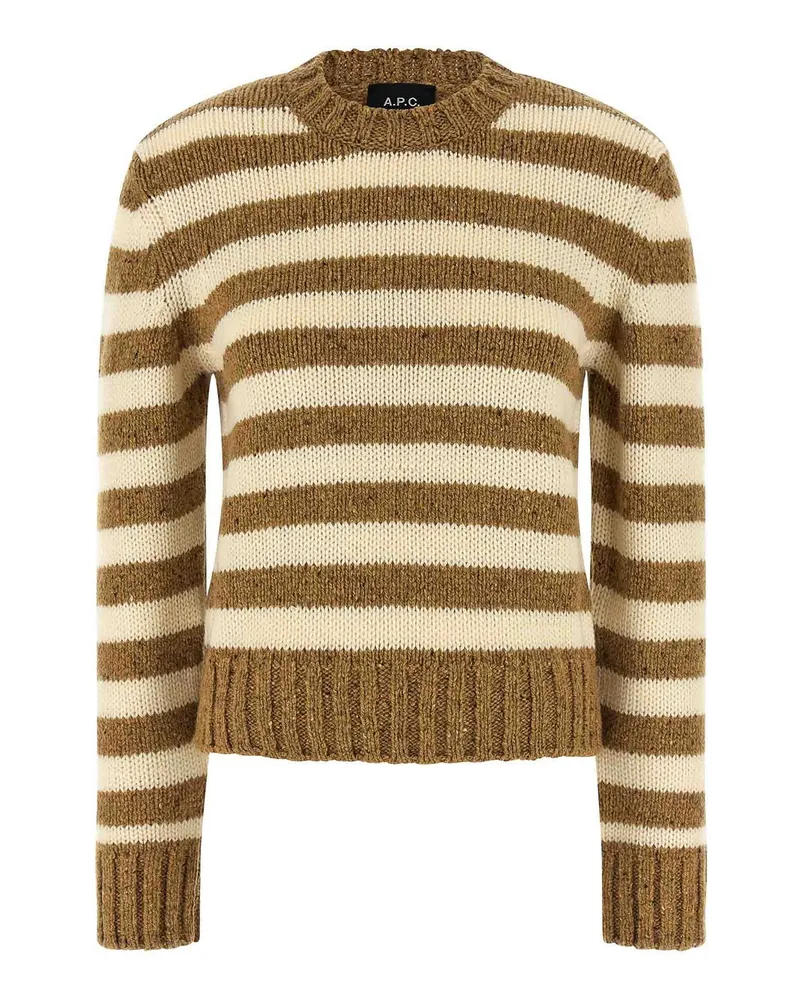 A.P.C. A. P.C. Rundhalspullover - Braun Braun