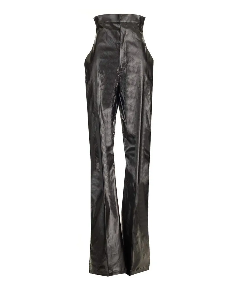 Rick Owens Lederhose - Schwarz Schwarz