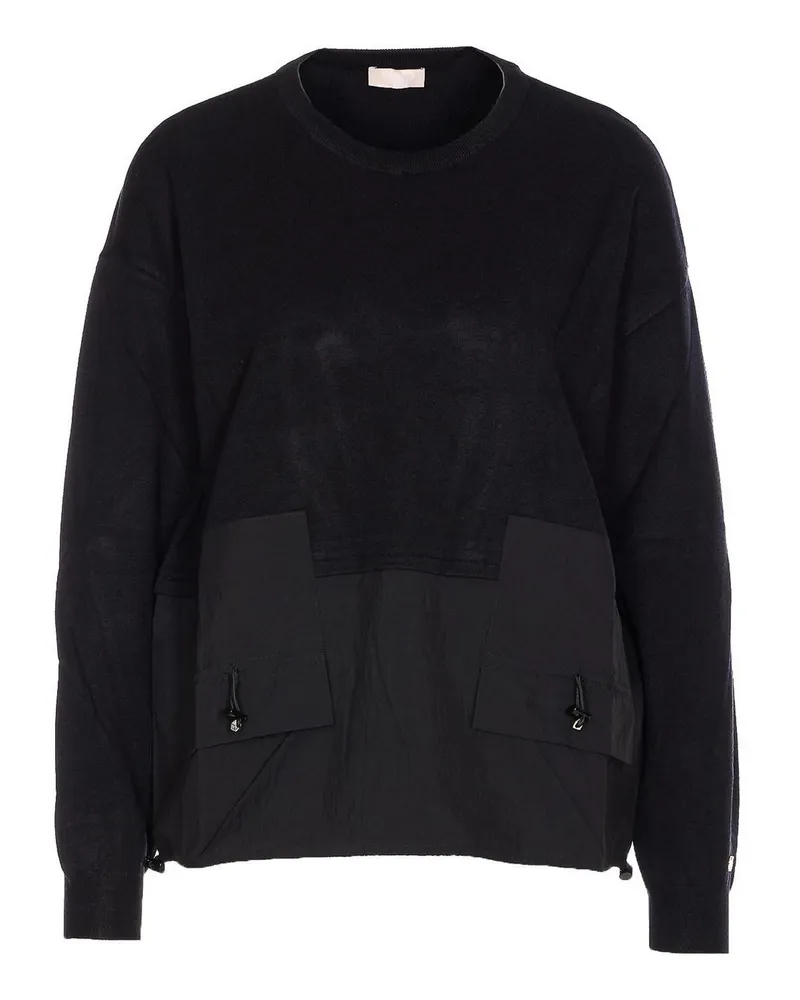 Liu Jo Rundhalspullover - Schwarz Schwarz